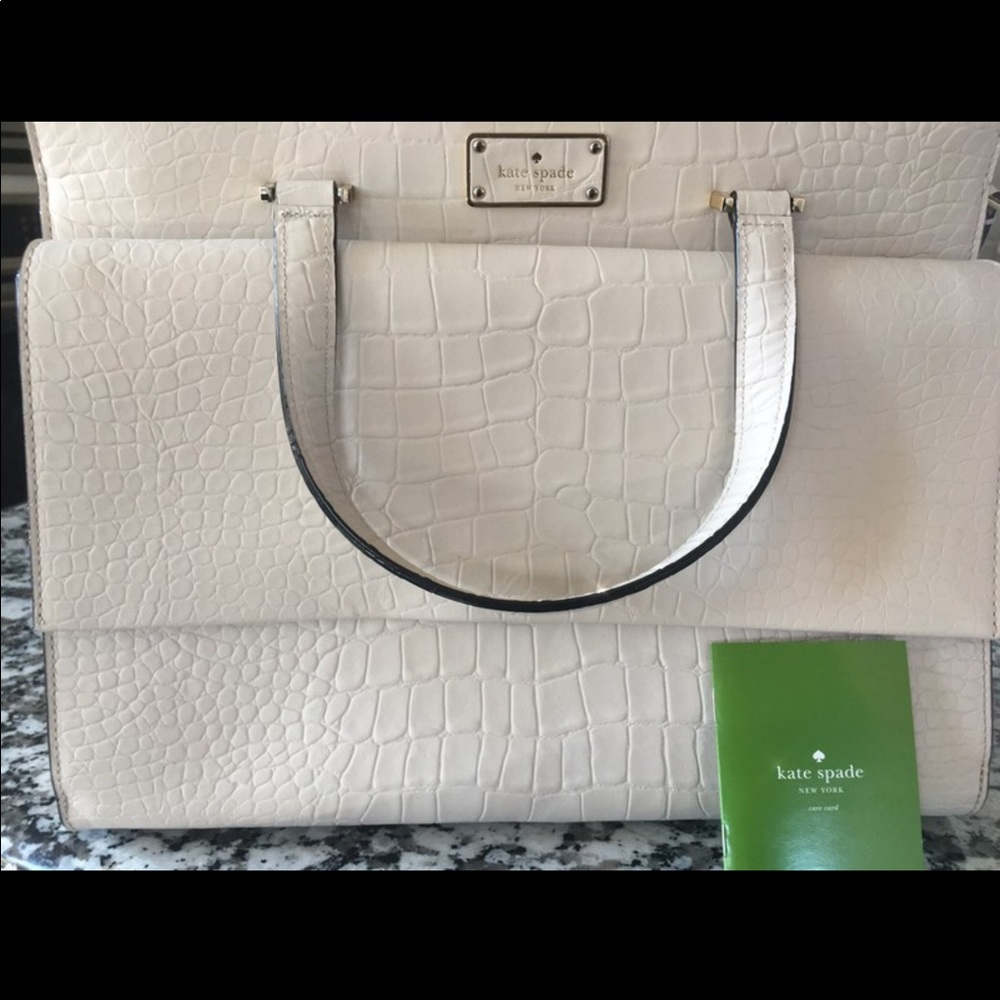 Kate Spade Kay Street Carena Croc Purse